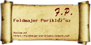Feldmajer Periklész névjegykártya